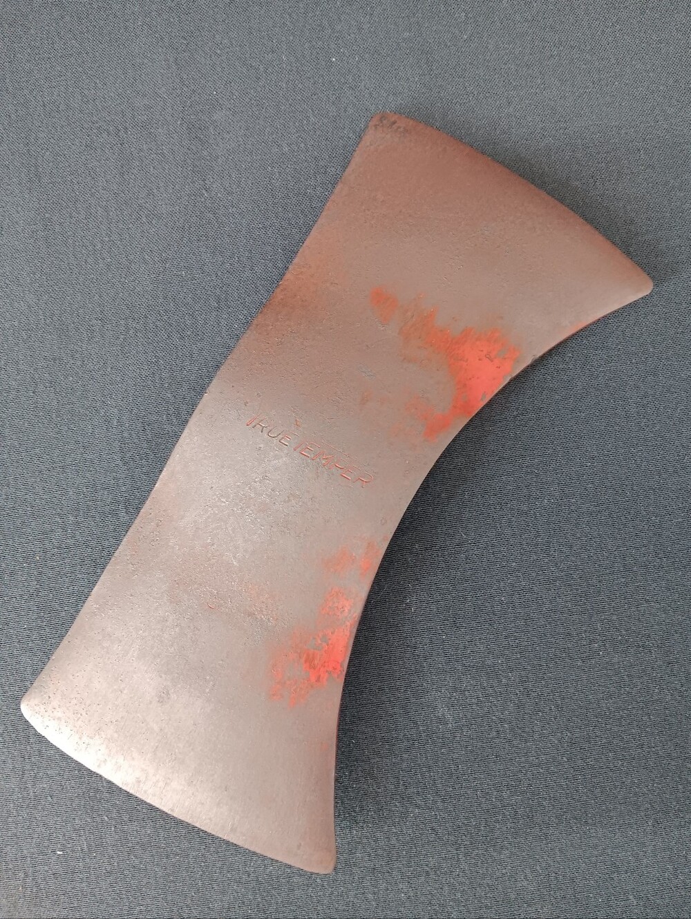 True Temper Double Bit Wood Slasher Axe Head 3.6 Lb Original Patina